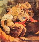 Simon Vouet Detail of Apollo and the Muses USA oil painting artist